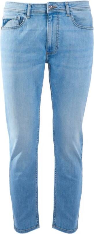 YES ZEE Elegante Lichtblauwe Comfort Denim Jeans Blue Heren