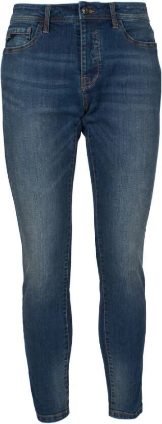 YES ZEE Slim-fit jeans Blauw Heren