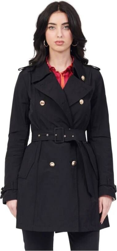 YES ZEE Trench Coats Zwart Dames