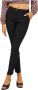 YES ZEE Crepe broek met zij- en achterzakken Black Dames - Thumbnail 1