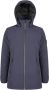 YES ZEE Waterdichte Heren Parka met Gewatteerde Voering Blue Heren - Thumbnail 1