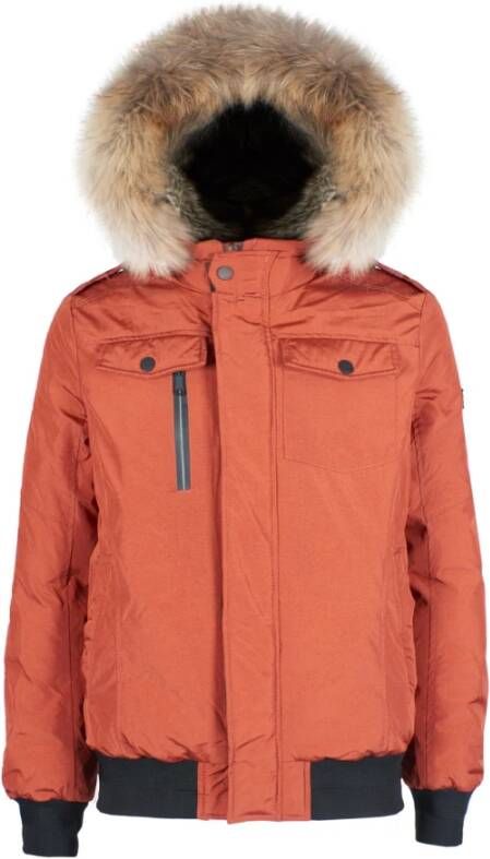 YES ZEE Winter Jackets Oranje Heren