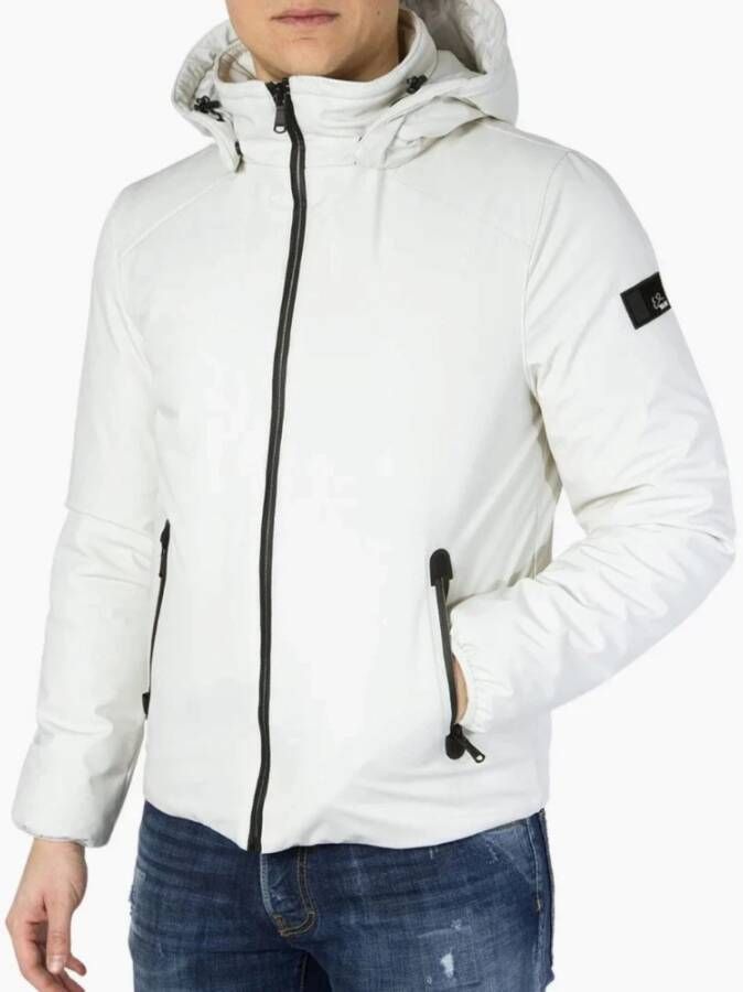 YES ZEE Winter Jackets White Heren