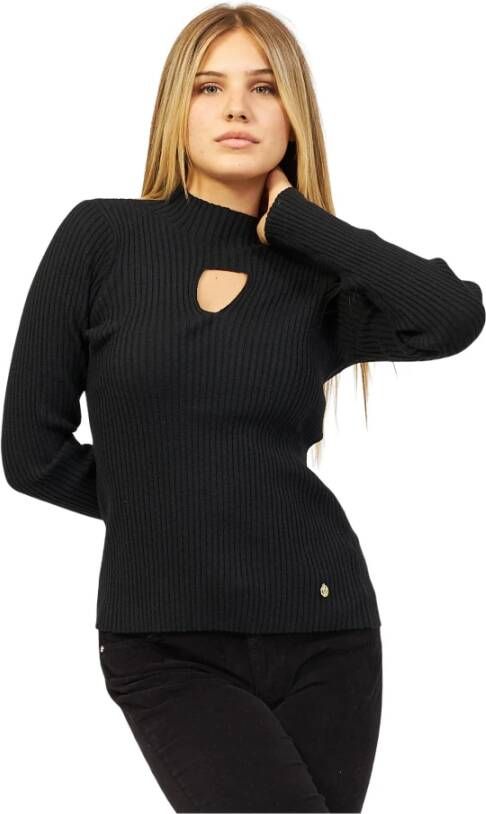 YES ZEE Zwarte coltrui voor dames Zwart Dames