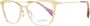 Yohji Yamamoto Gouden Metalen Dames Optische Brillen Yellow Dames - Thumbnail 1