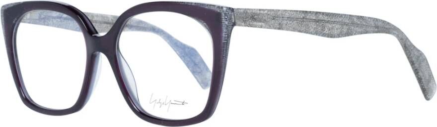 Yohji Yamamoto Paarse Cat Eye Optische Frames met Hoes Purple Dames