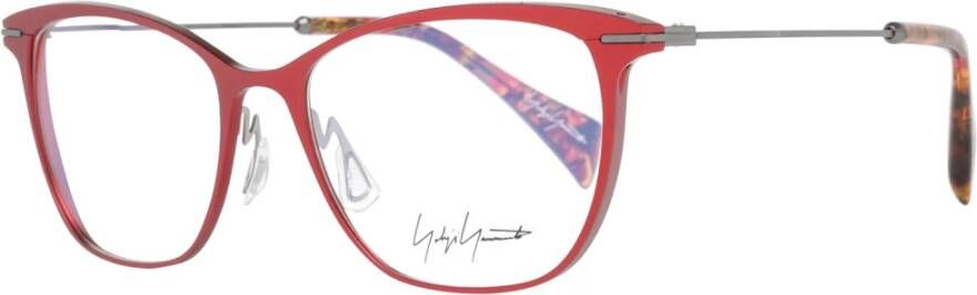 Yohji Yamamoto Rode Vlinder Optische Monturen Red Dames