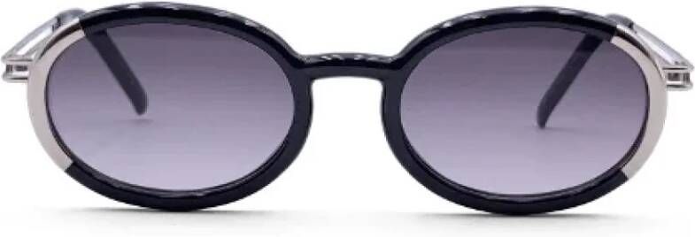 Yohji Yamamoto Pre-owned Plastic sunglasses Zwart Dames