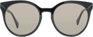 Yohji Yamamoto Pre-owned Pre-owned Acetate sunglasses Zwart Dames