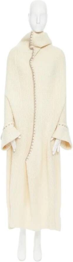 Yohji Yamamoto Pre-owned Voldoende wollen jurken Beige Dames