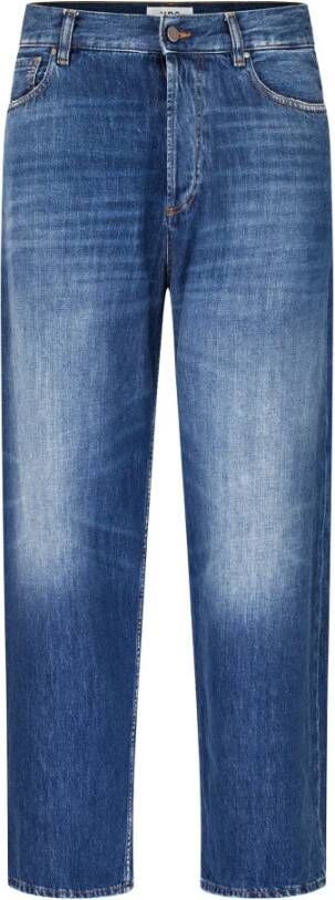 Young Poets Brede jeans Blauw Heren