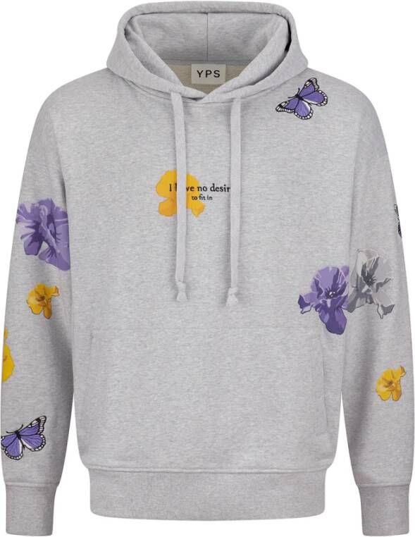 Young Poets Hoodies Grijs Heren