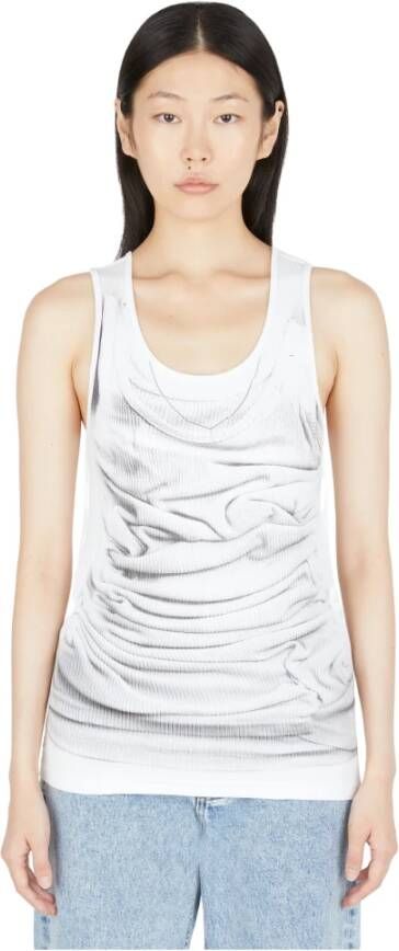 Y Project Print Tank Top Wit Dames
