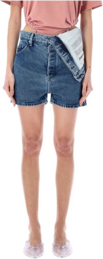Y Project Shorts Blauw Dames