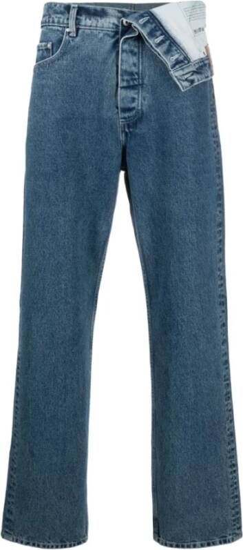 Y Project Straight Jeans Blauw Heren