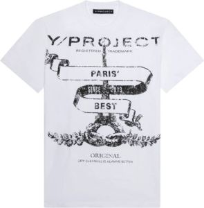 Y Project T-shirts Wit Heren