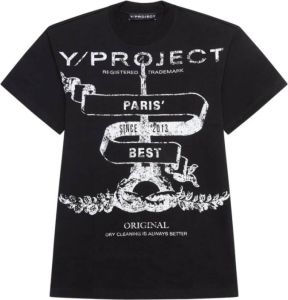 Y Project T-shirts Zwart Heren