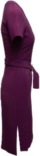 Yves Saint Laurent Vintage Pre-owned Fabric dresses Purple Dames