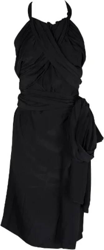 Yves Saint Laurent Vintage Pre-owned Fabric dresses Zwart Dames