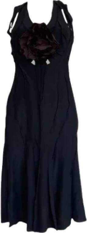 Yves Saint Laurent Vintage Pre-owned Fabric dresses Zwart Dames