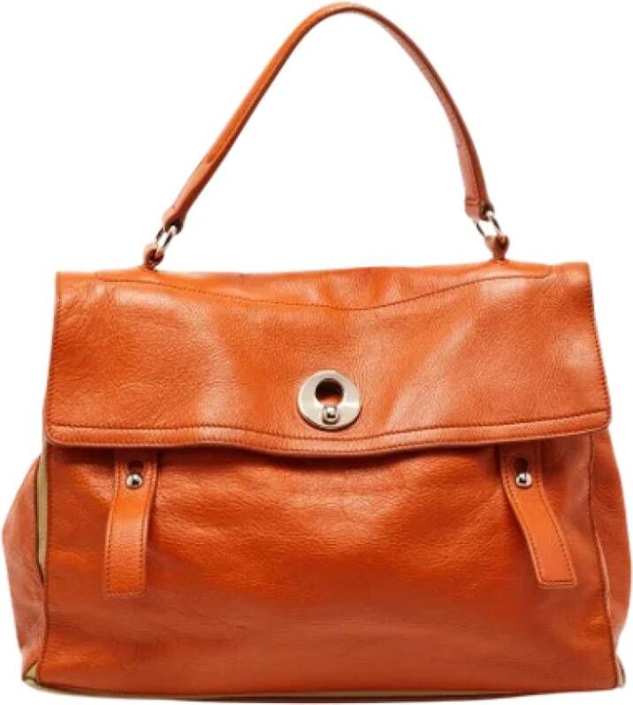 Yves Saint Laurent Vintage Pre-owned Fabric handbags Oranje Dames