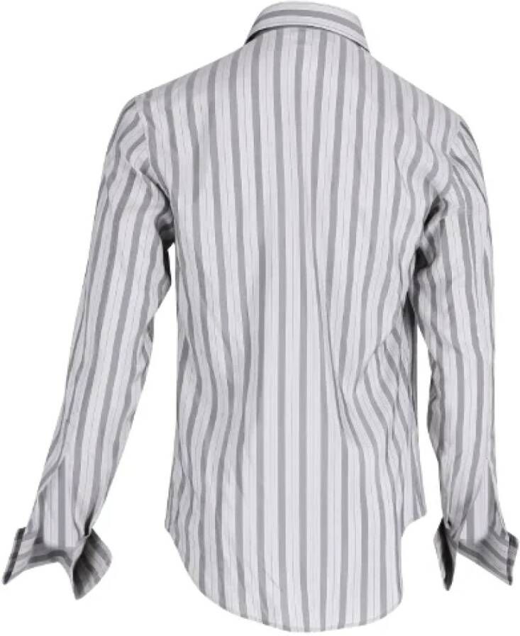 Yves Saint Laurent Vintage Pre-owned Silk shirt Grijs Dames