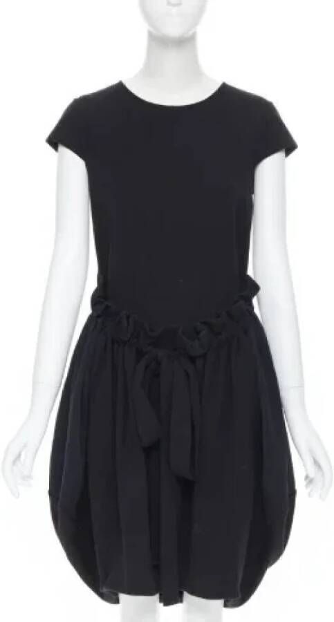 Yves Saint Laurent Vintage Pre-owned Wool dresses Black Dames