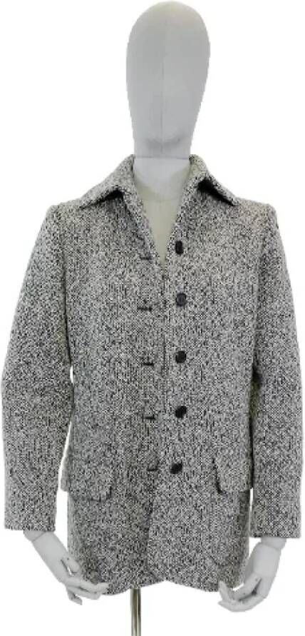 Yves Saint Laurent Vintage Pre-owned Wool outerwear Zwart Dames