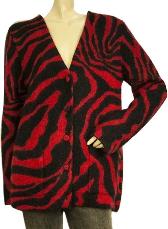 Yves Saint Laurent Vintage Pre-owned Wool tops Rood Dames