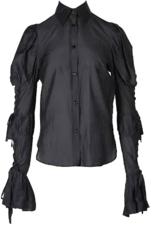 Yves Saint Laurent Vintage Pree-eigendom shirts Blouses Zwart Dames
