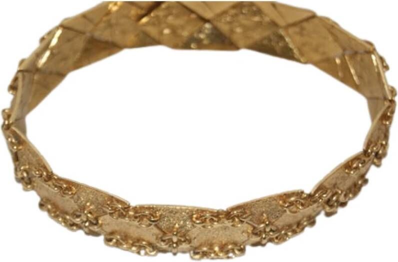 Yves Saint Laurent Vintage Tweedehands ketting Yellow Dames