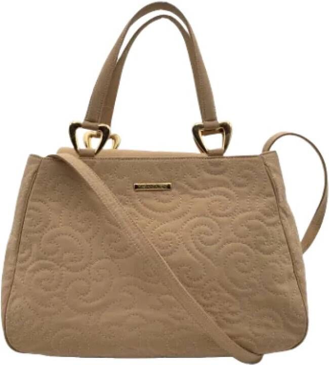 Yves Saint Laurent Vintage Voldoende canvas-bakken Beige Dames