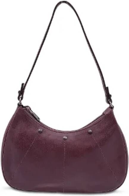 Yves Saint Laurent Vintage Voldoende lederen schouderzakken Bruin Dames