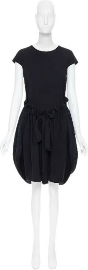 Yves Saint Laurent Vintage Voldoende wollen jurken Zwart Dames