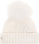 Yves Salomon Beanie met logo White Dames - Thumbnail 1