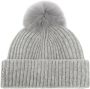 Yves Salomon Cashmere beanie Grijs Dames - Thumbnail 1