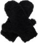 Yves Salomon Handschoenen in contrasterende stoffen Zwart Dames - Thumbnail 1