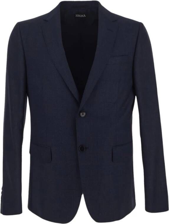 Z Zegna Blazerjas Blauw Heren
