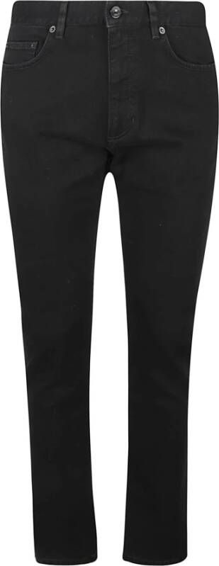 Z Zegna Slim-fit Zwarte Jeans Upgrade Jouw Denimcollectie Black Heren