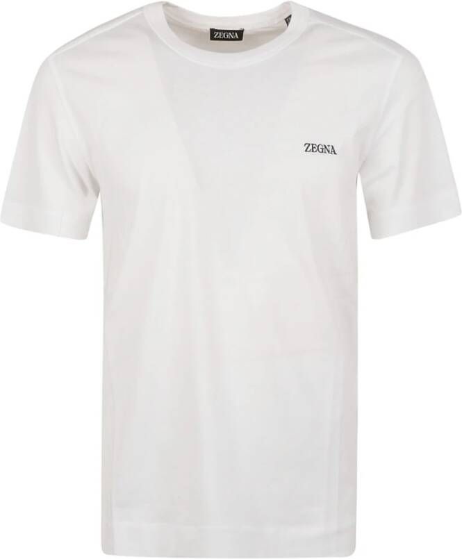 Z Zegna Upgrade je casual garderobe met deze jersey gebreide T-shirt White Heren - Foto 2