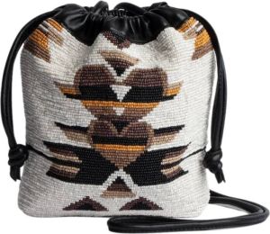 Zadig&Voltaire Bucket-tas met Aztec patroon FLASH