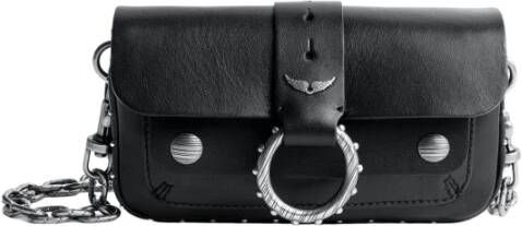 Zadig & Voltaire Crossbody bags Kate Wallet Smooth Calfskin in zwart