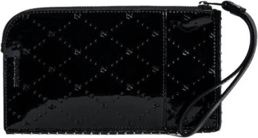 Zadig & Voltaire Zwarte Clutch Tas met telefoonhoesje en iconisch vleugelontwerp Black Unisex