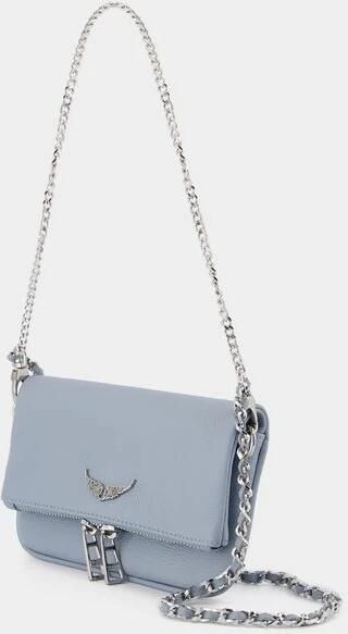 Zadig & Voltaire Blauwe Leren Crossbody Tas met Ketting Blue Dames - Foto 6