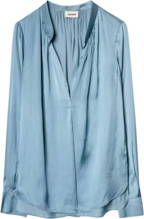 Zadig & Voltaire Blouse overhemd Blauw Dames