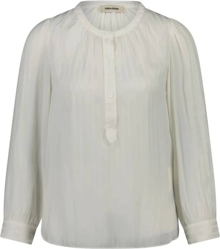 Zadig & Voltaire Verhoog je elegantie met Judo Kleur Shirt White Dames