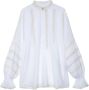 Zadig&Voltaire Broderie anglaise blouse Wit - Thumbnail 1
