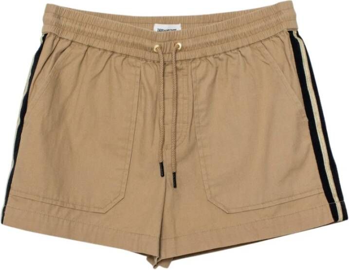Zadig & Voltaire Casual korte broek Beige Dames