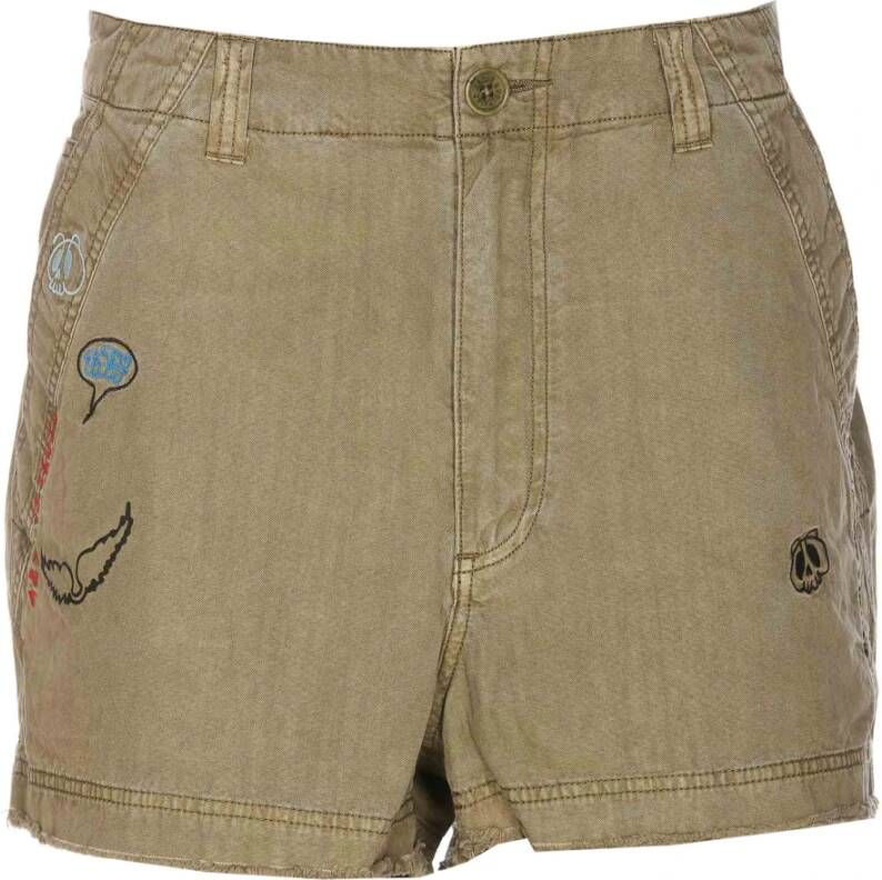 Zadig & Voltaire Zadig Voltaire Shorts Green Groen Dames