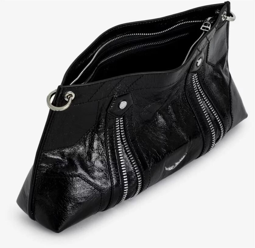 Zadig & Voltaire Shoppers Sunny Moody Crossbody Leather Black in zwart - Foto 4